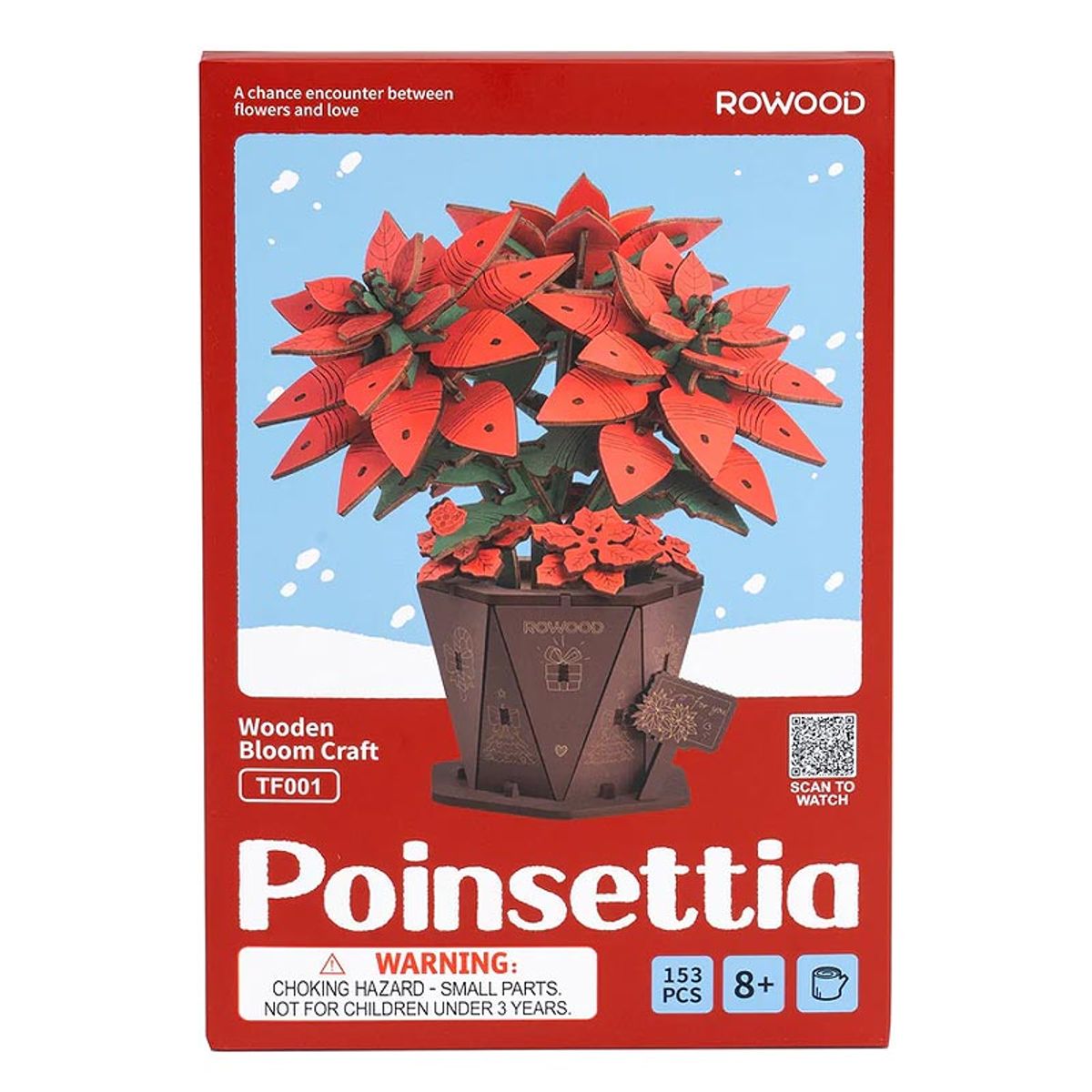 ROBOTIME - Flor Corona del Inca de Madera Rowood TF001 –  Puzzle 3D