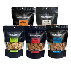 GENERICO - Pack 5 Chip Madera para Ahumar 150g (10-25mm)