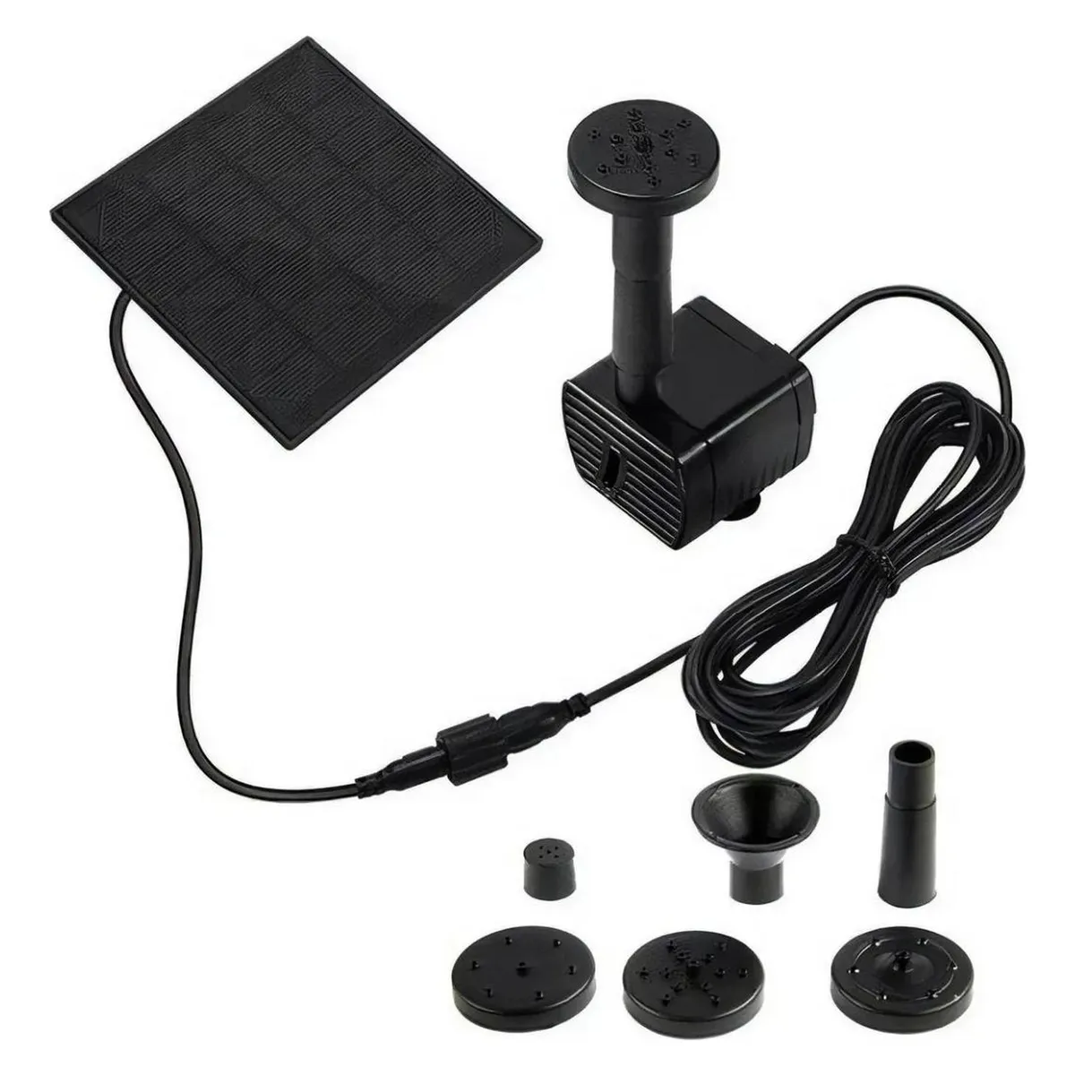 IMPORTCLICK - Bomba Agua Fuente Piscina Panel Energía Solar Sumergible 1.4W IMPORTCLICK