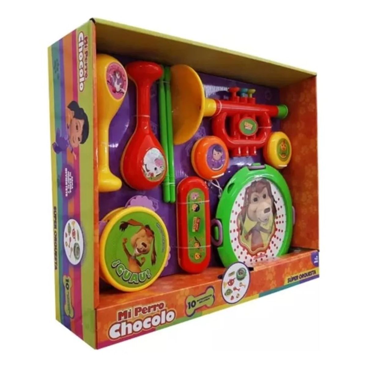 INFANTOYS - JUGUETE MEGA BANDA MUSICAL MI PERRO MULTICOLOR  BT