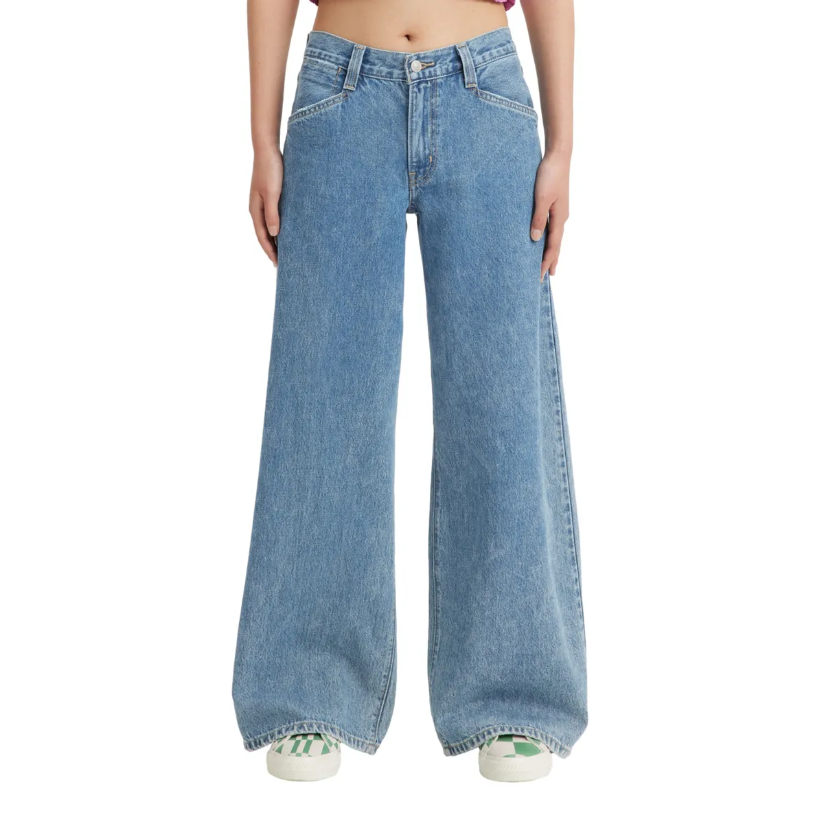 LEVIS - Jeans Mujer 94 Baggy Wide Leg Azul Levis