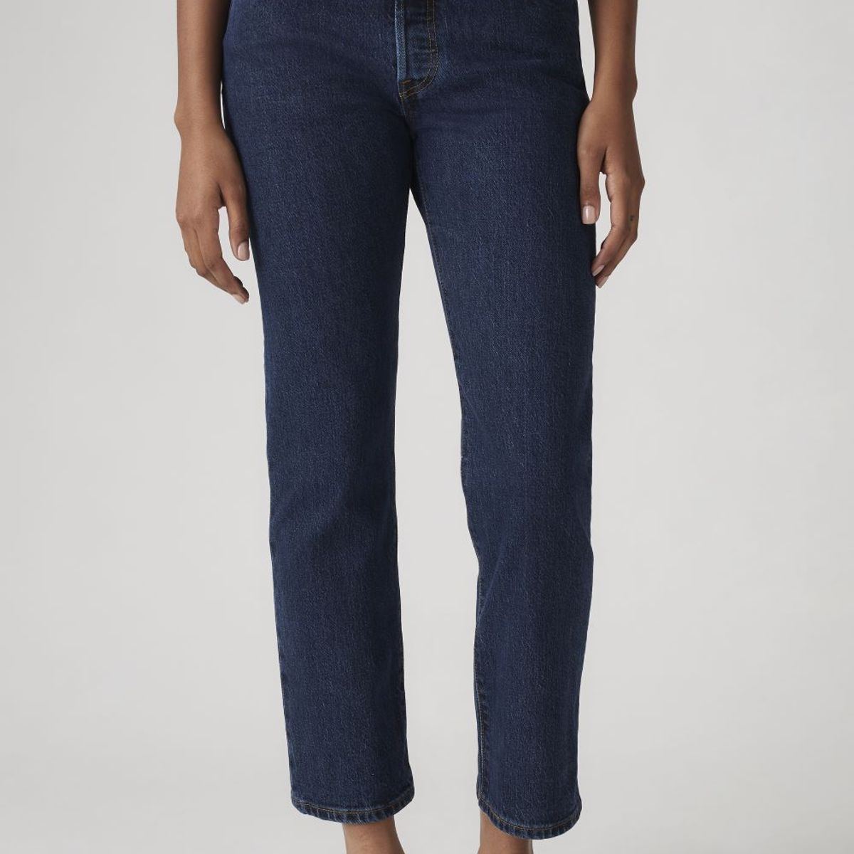 LEVIS - Jeans Mujer 501 Crop Azul Levis