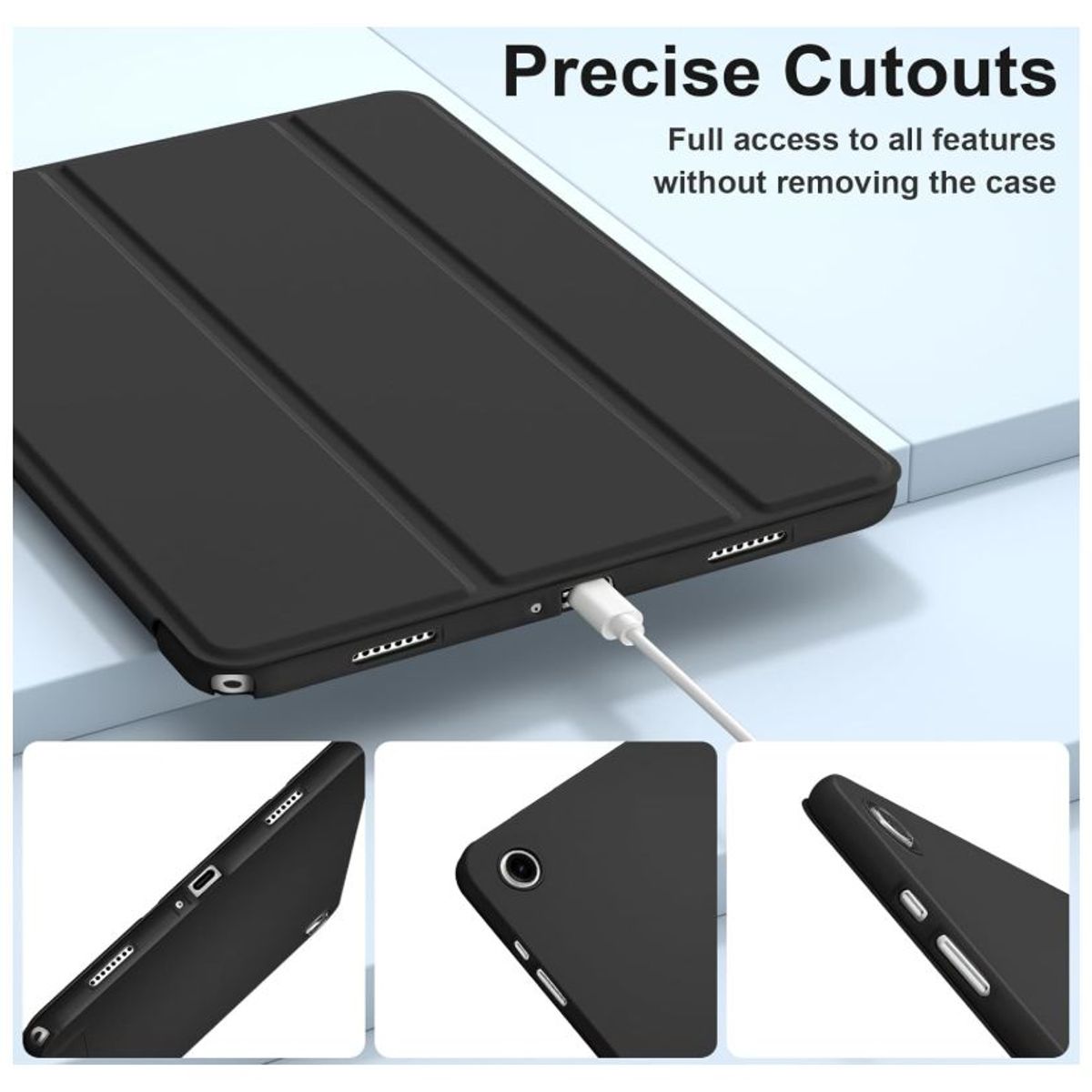 GENERICO - Funda Carcasa Smart Cover Para Tablet Samsung A11+ Plus 2025