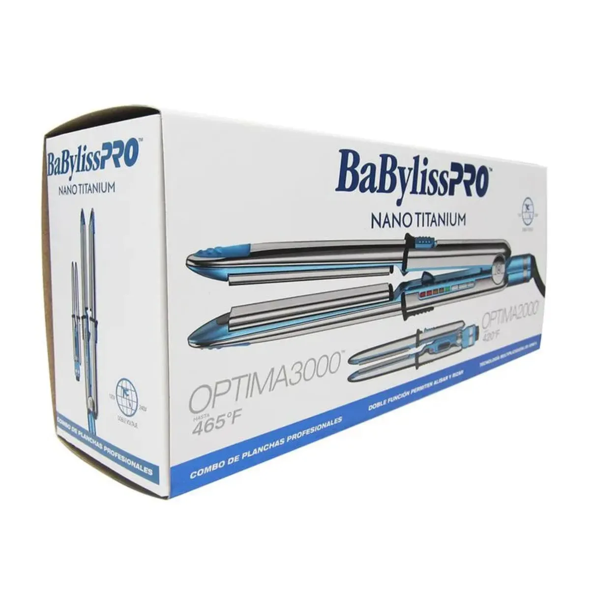 BABYLISS - Kit Babyliss Plancha optima 3000 + Plancha optima mini 2000