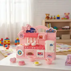 GENERICO - Set De Cocina Y Muñecas Juguete Didáctico Mini