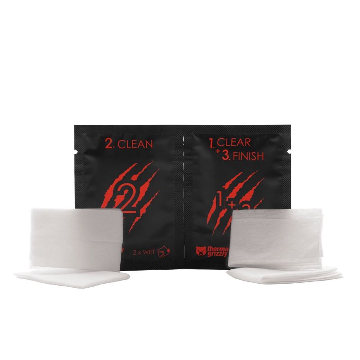 THERMAL GRIZZLY - Toallitas de Limpieza para Componentes Electrónicos Thermal Grizzly, 10 unidades