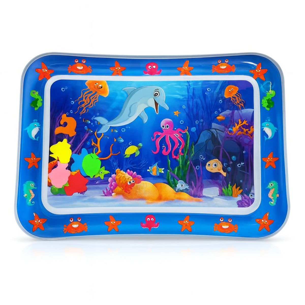 GENERICO - Alfombra Sensorial Acuática Inflable para Bebés