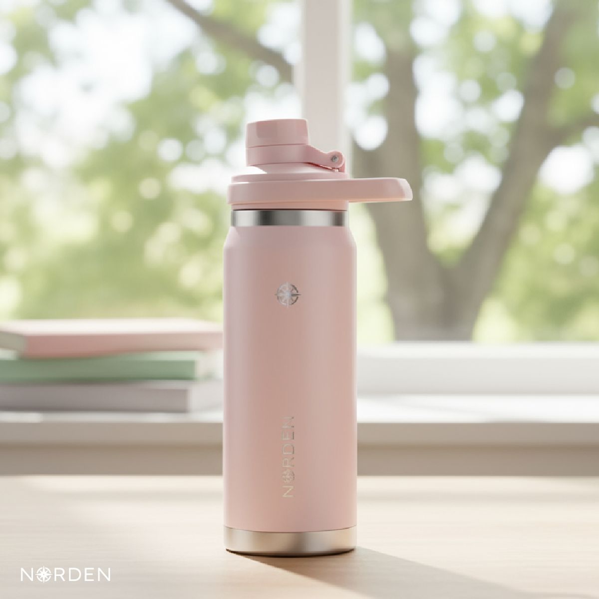 NORDEN - Botella Térmica Acero Inox Rose Pink 710 ml Norden 1 un Kiosclub