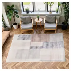 KIVARA - Alfombra Living 120X160 Cm. MARSALA