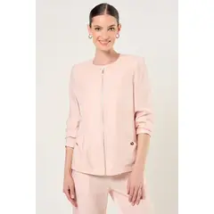 MA GRIFFE - Casaca Mujer Rosa Magriffe