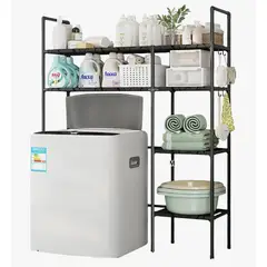 OKAY - Estante Organizador De Lavadora Baño Metalico Rack 106138cm