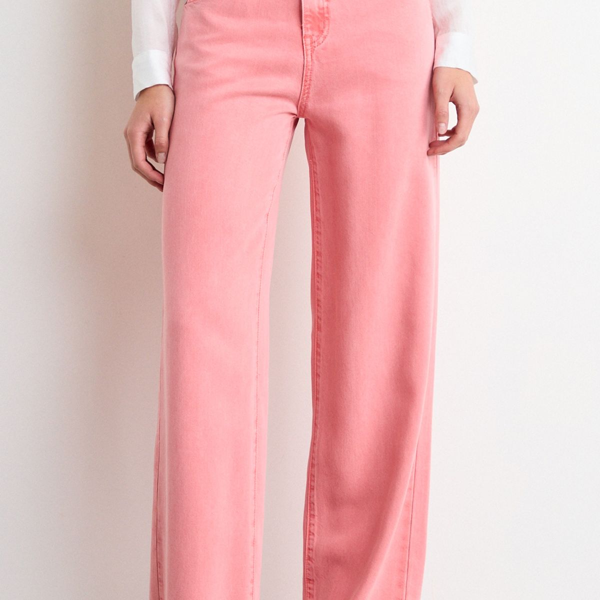 IO - Jeans Liso Mujer Rosa Io