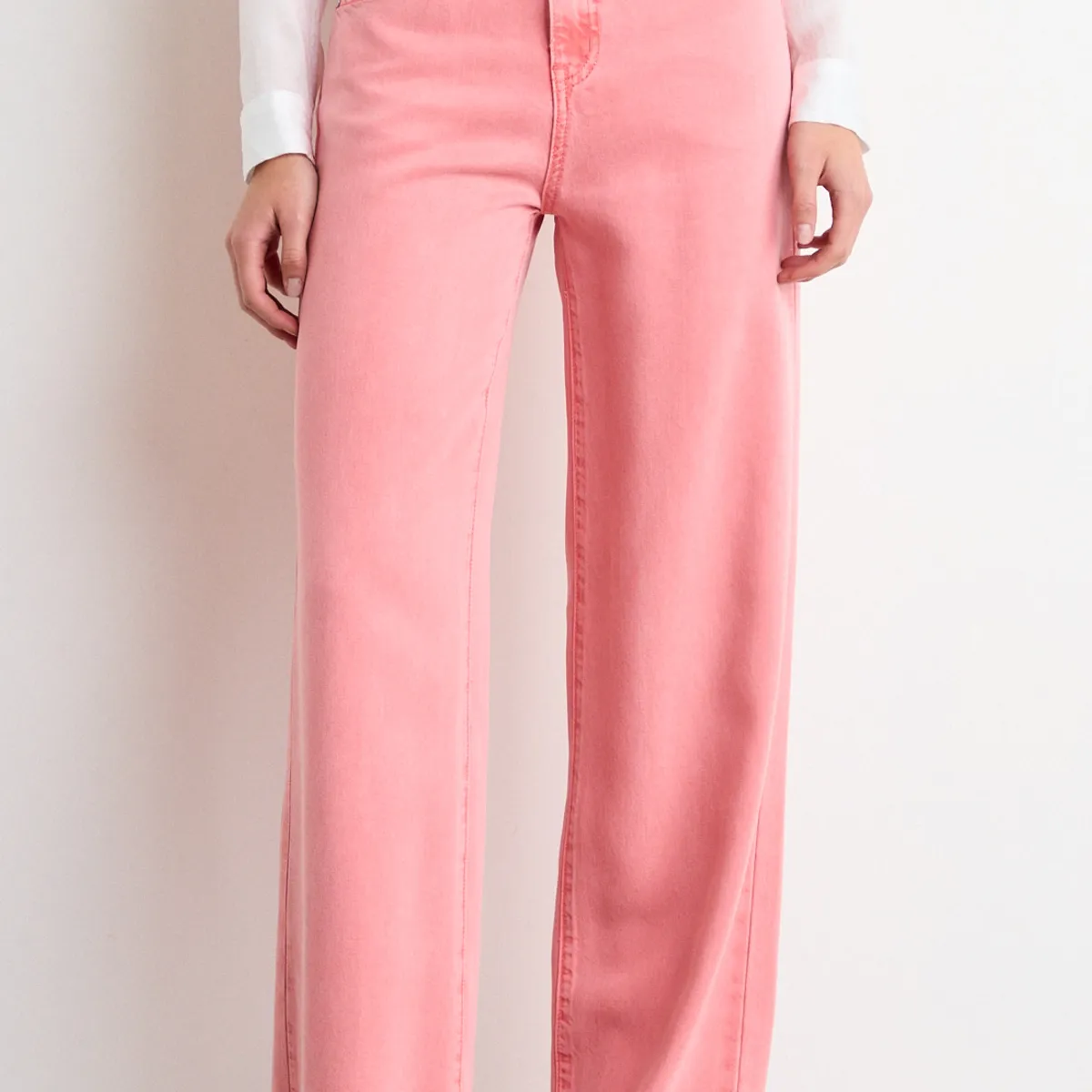 IO - Jeans Liso Mujer Rosa Io