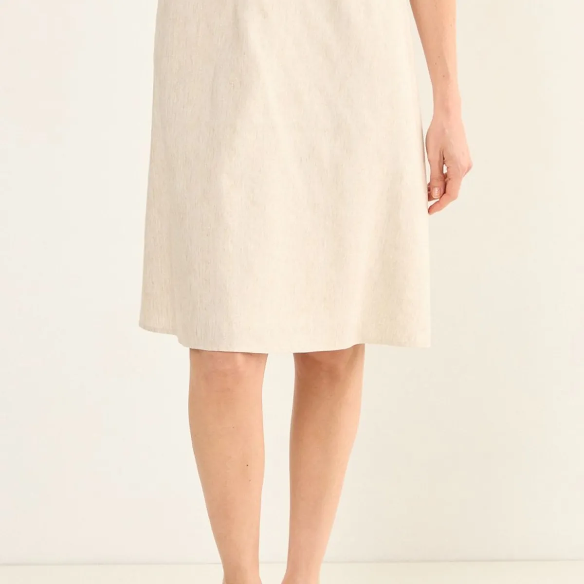 MA GRIFFE - Falda Mujer Beige Magriffe