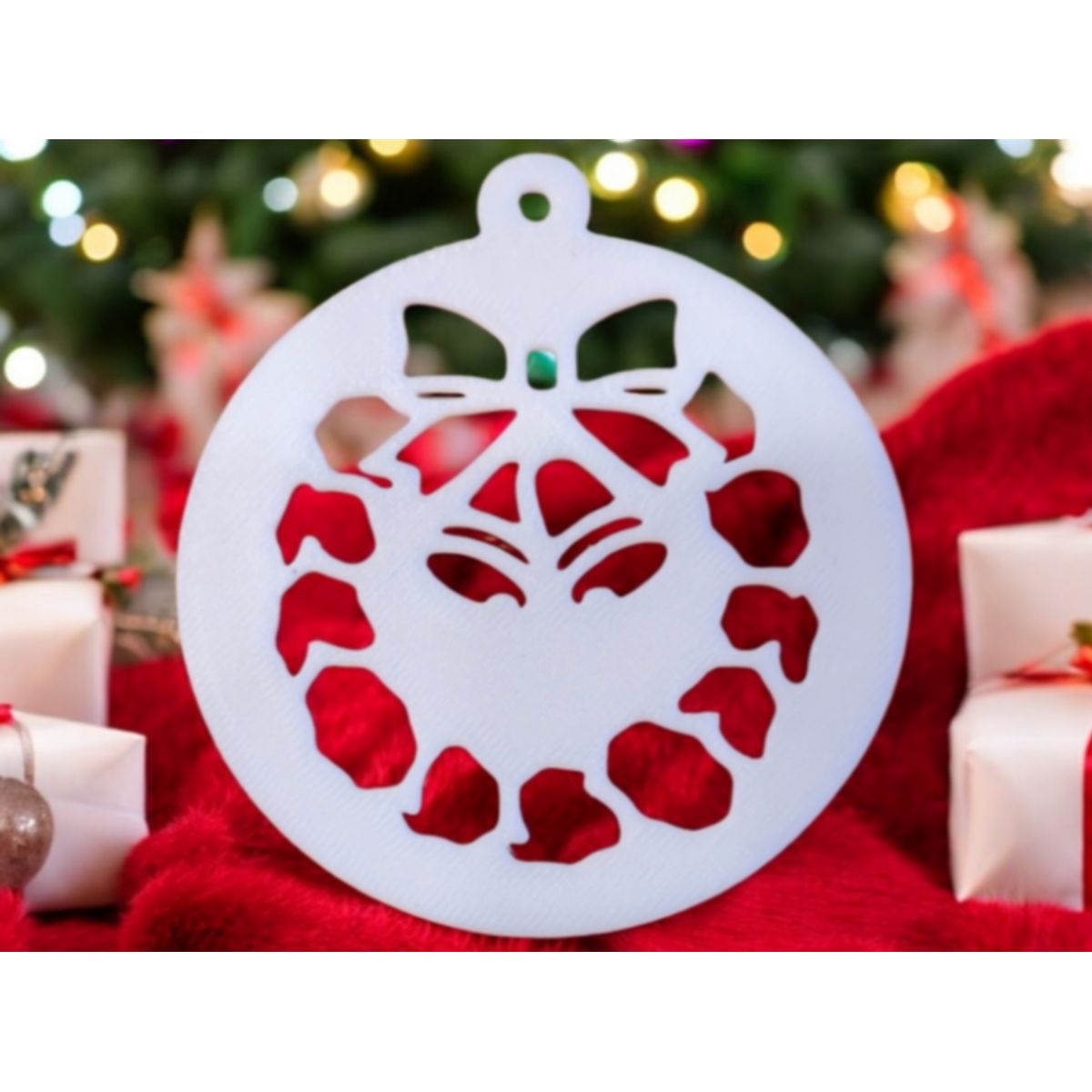 GENERICO - Adorno de campana decorativa de Navidad