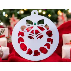 GENERICO - Adorno de campana decorativa de Navidad