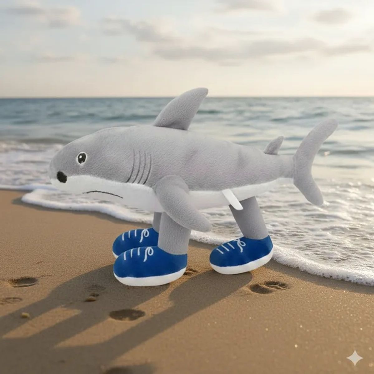 GENERICO - Peluche TRALALERO TRALALA  TIBURON CON ZAPATO 50 CM NANYA