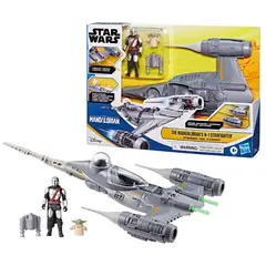 STAR WARS - Figuras Epic Hero Series Nave The Mandalorians N-1 Starfighter