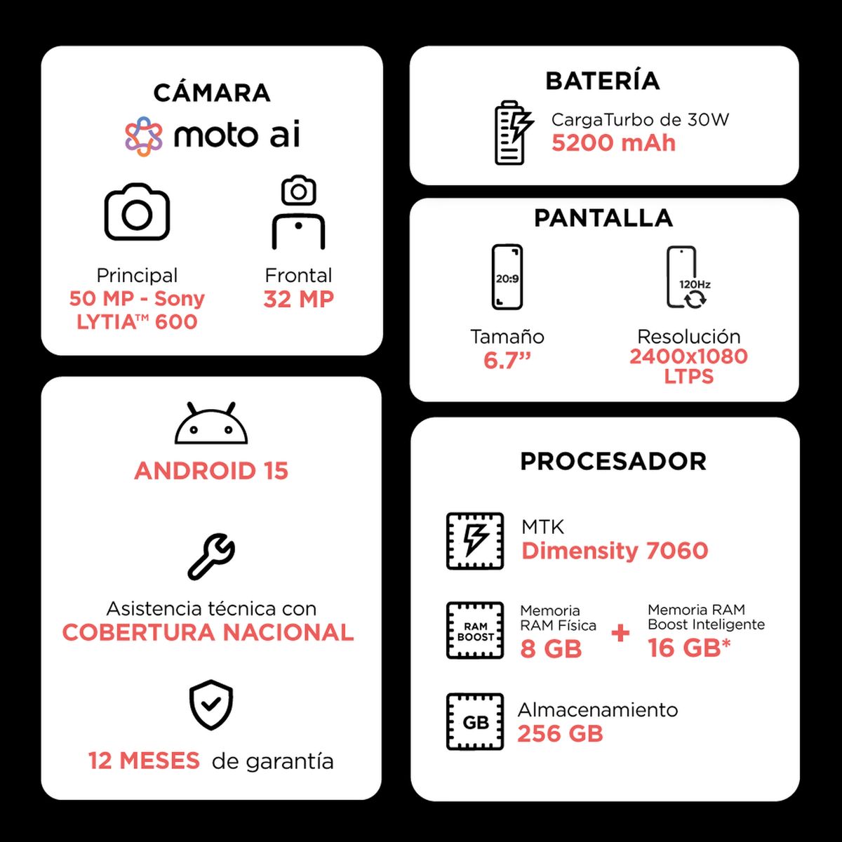 MOTOROLA - Smartphone Moto G56 5G 256GB 8GB 6.7" Verde