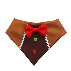 GENERICO - Disfraz de Navidad para Perros - Bandana Galleta M