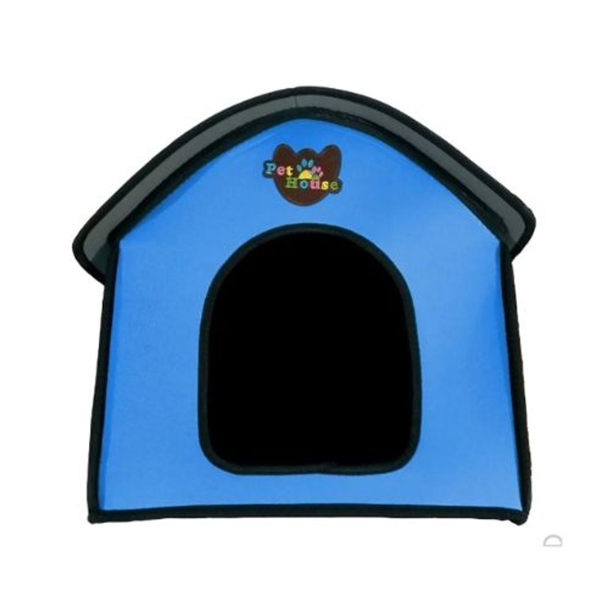 GENERICO - Casa cama plegable de mascotas perro o gatoazul