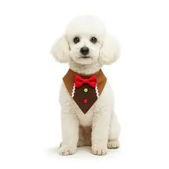 GENERICO - Disfraz de Navidad para Perros - Bandana Galleta L