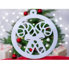 GENERICO - Adorno para el árbol de bastones navideños