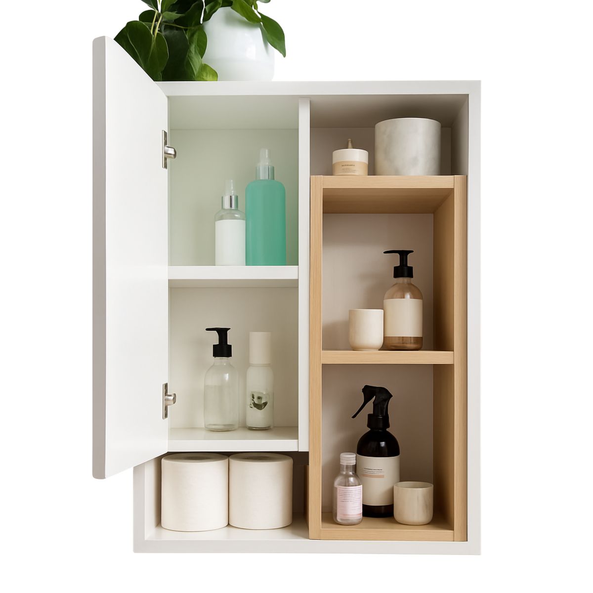 GENERICO - Mueble Botiquin Baño 40x60x15cm