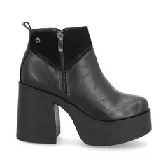 GOTTA - Botín Plataforma Negro Mujer 25630