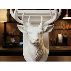 GENERICO - Figura decorativa de ciervo de pared