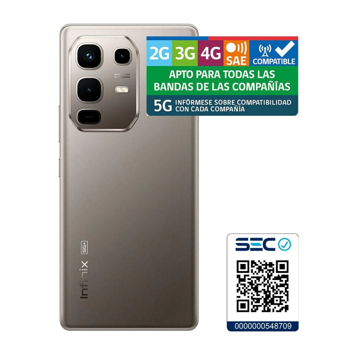 INFINIX - INFINIX NOTE 50S TITANIUM GREY 8RAM 256GB