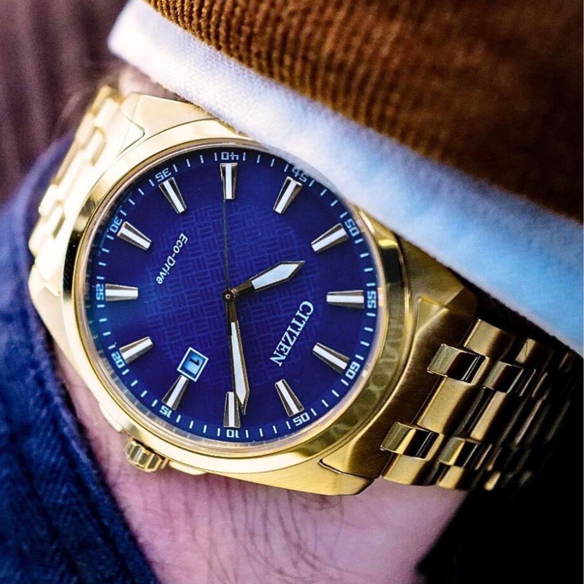CITIZEN - RELOJ CITIZEN BM7532-54L ECO-DRIVE DORADO HOMBRE