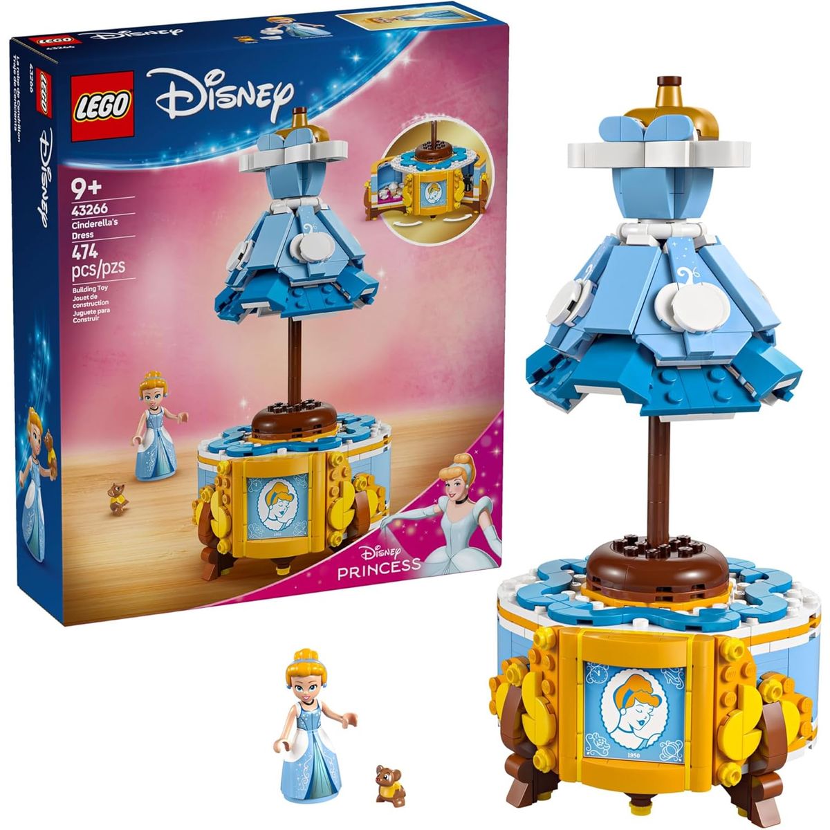 LEGO - LEGO Disney Princesas Traje de Cenicienta 43266