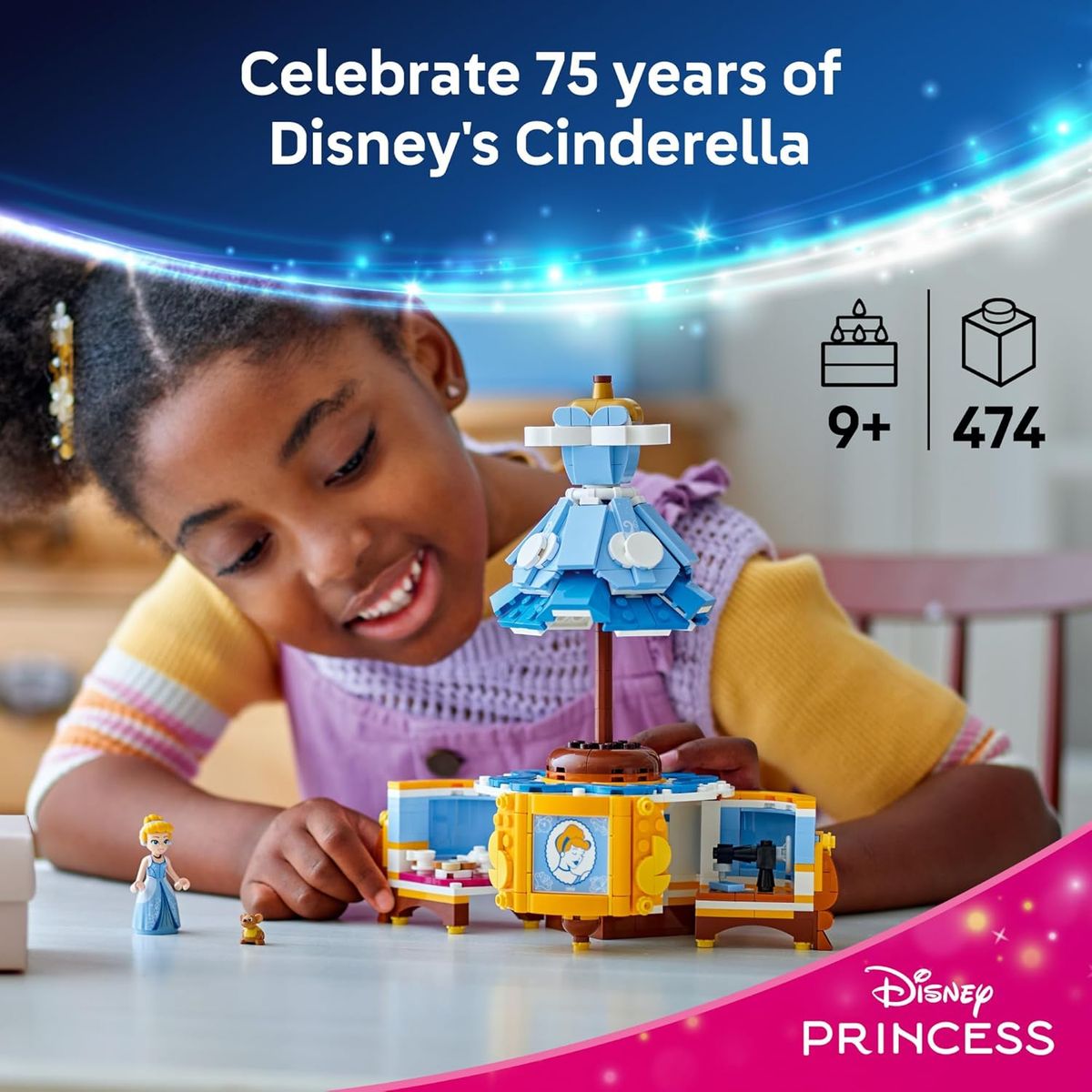 LEGO - LEGO Disney Princesas Traje de Cenicienta 43266