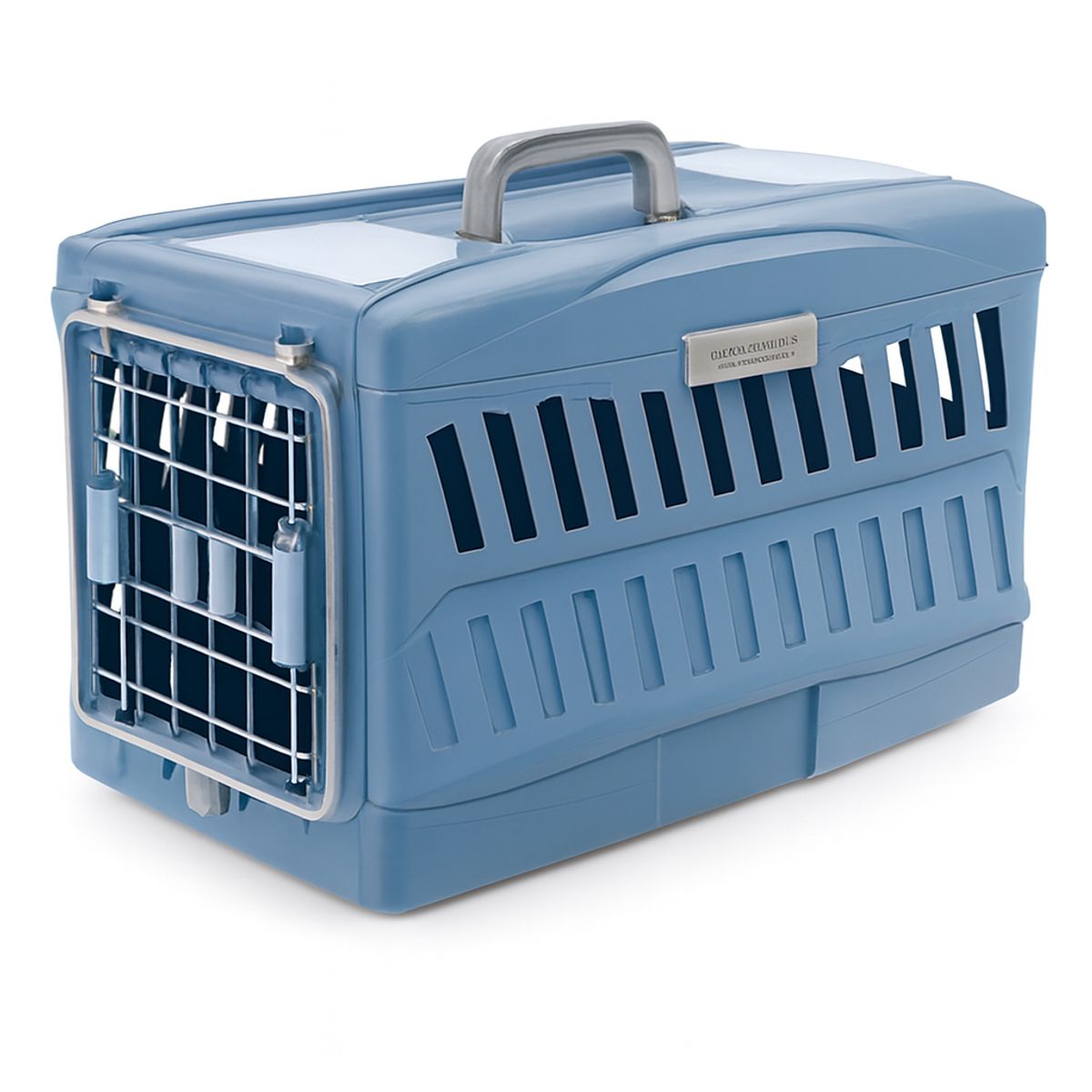 HOOPET - Jaula Canil Transportador De Mascotas Plegable Azul