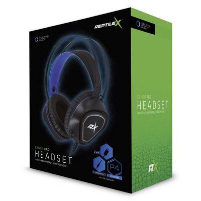 Imagen 2 del producto Audífonos Reptile X 12BL Gamer Consolas y Pc Azul Azul