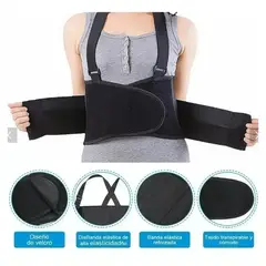GENERICO - Lumbar Trabajo Peso Faja Lumbar Hombre Faja Seguridad Faja