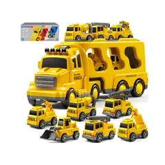 GENERICO - 7 En 1 Camión De Construcción Juguetes Regalo Para Niños