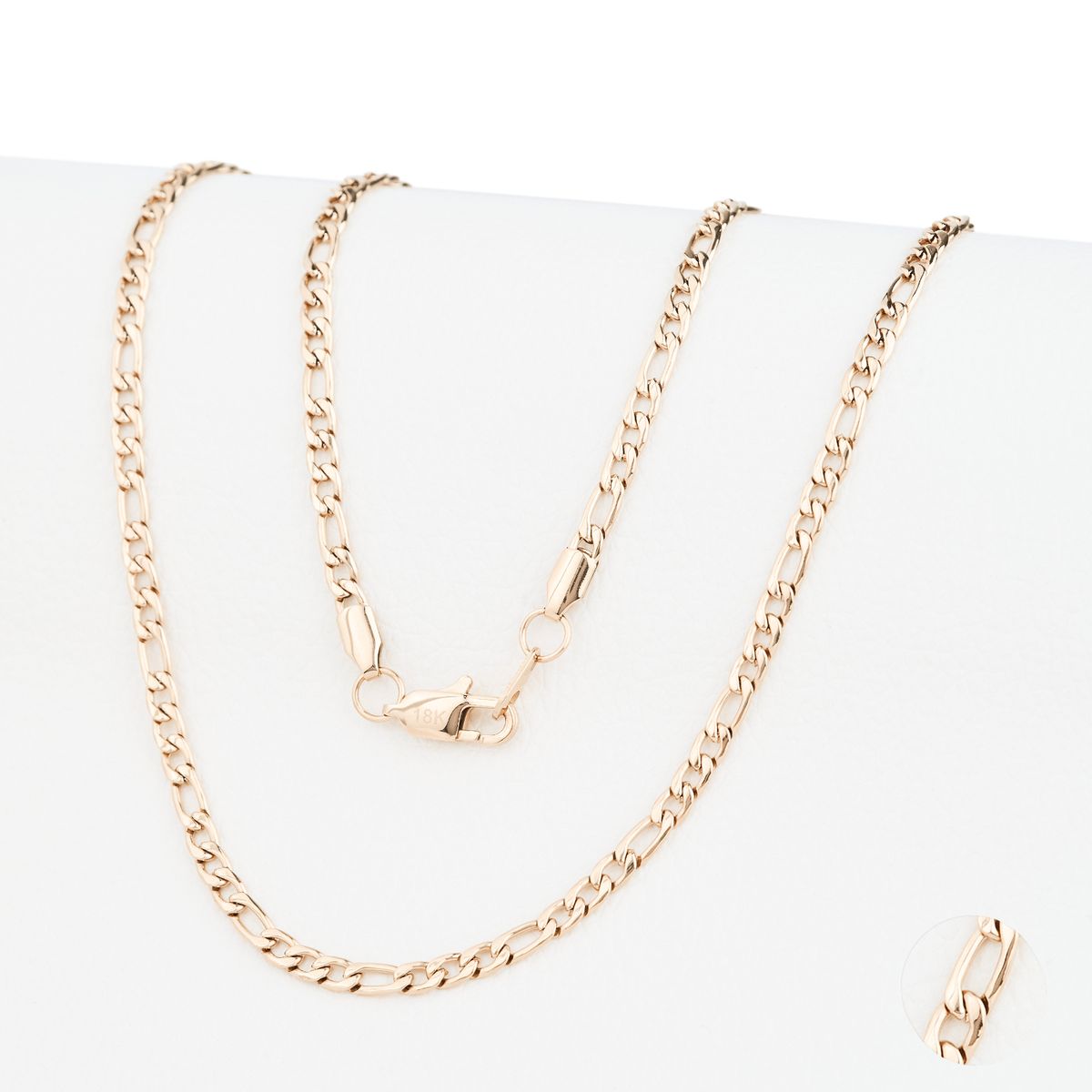 GENERICO - Cadena Oro Laminado 18k Tejido Carter 2mm65cm broche langosta