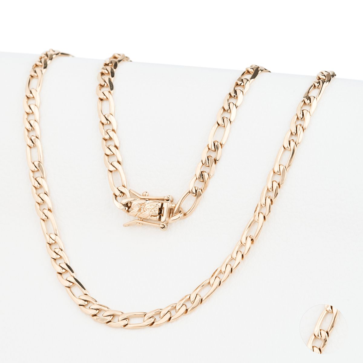 GENERICO - Cadena Oro Laminado 18k Tejido Carter 6mm45cm broche cajón