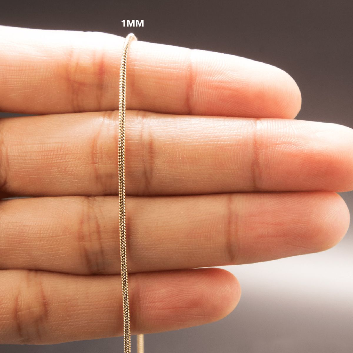 GENERICO - Cadena Oro Laminado 18k tejido Cordon Mujer 1mm45cm broche langosta