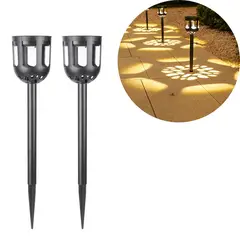 IRM - Pack x2 Luz Solar Estaca Jardín Decorativo