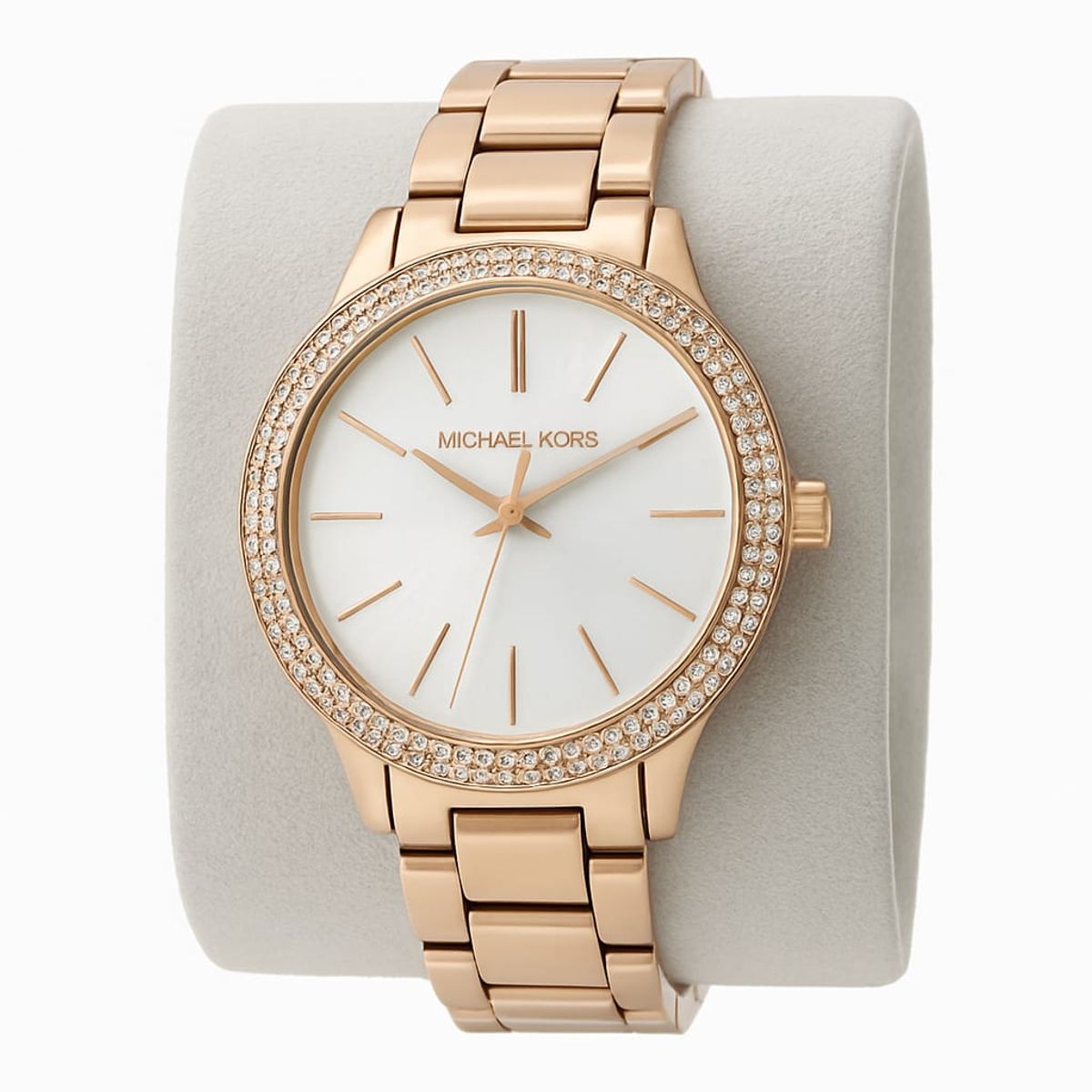 MICHAEL KORS - Reloj Michael Kors MK4557 Mujer  Acero Rosado con Cristales