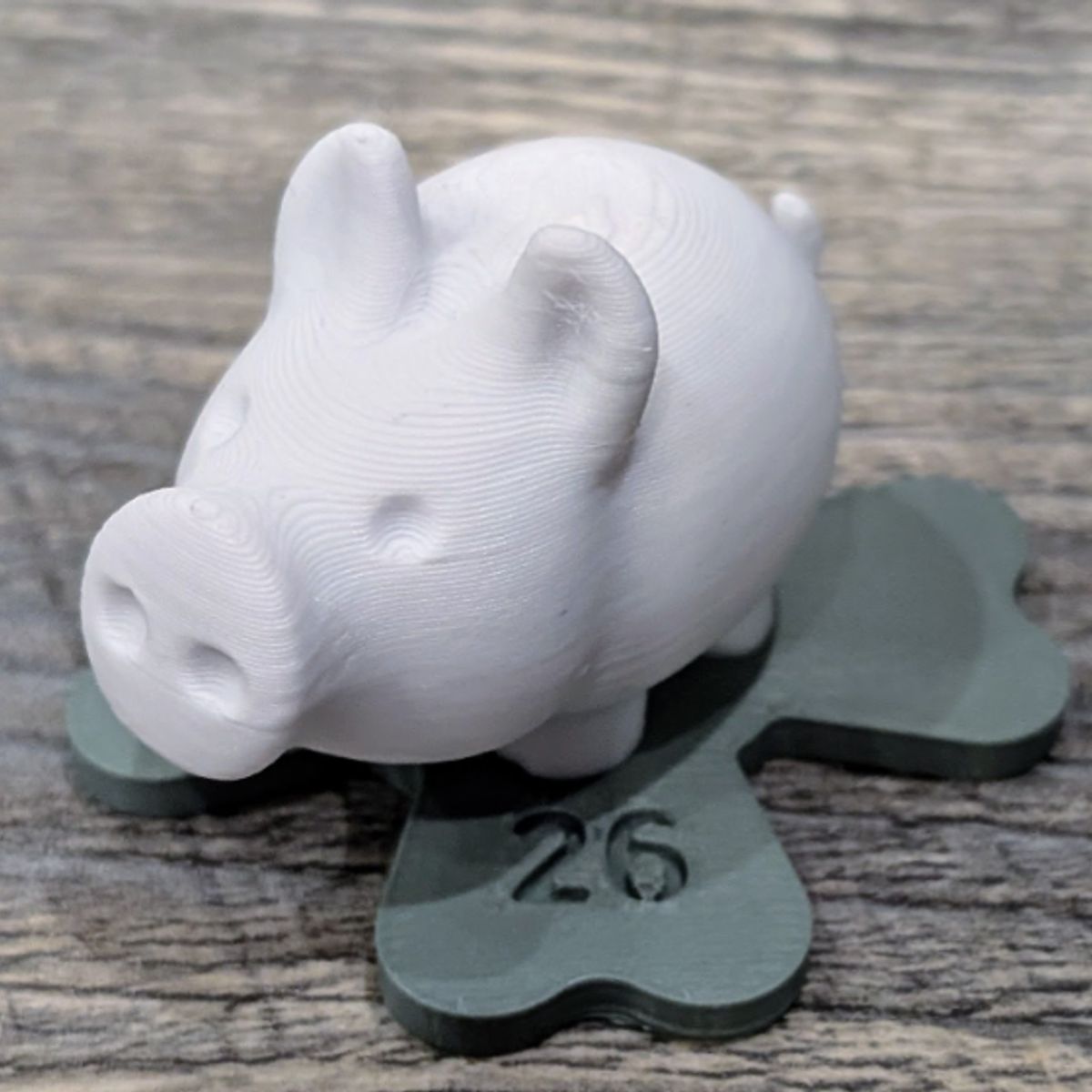 GENERICO - Figura decorativa de cerdo de la Suerte Año Nuevo 2026