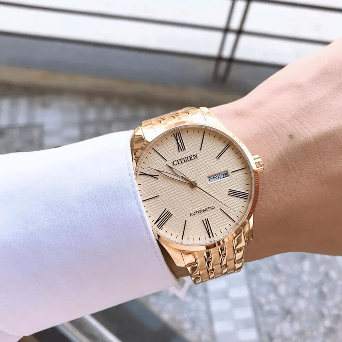 CITIZEN - RELOJ CITIZEN NH8352-53P DORADO MUJER