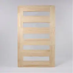 MADERAS BRAVO - Puerta pino clear - Soho vidrio temp 45mm x 0,9 x 2,00mt