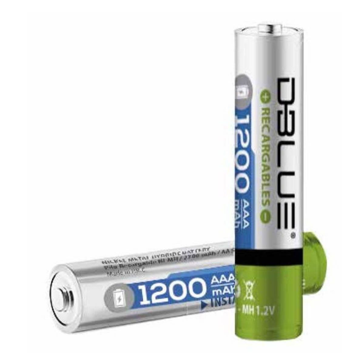 DBLUE - Pack 5 Pilas Recargables AAA Dblue 1200mha