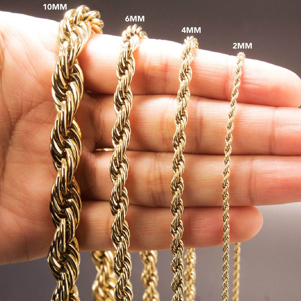 GENERICO - Cadena Oro Laminado 18k tejido Tourbillon 6mm45cm broche tubo