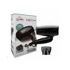 GAMA - Secador Eolic Travel Ion Turmalina Plegable Compacto Color Negro