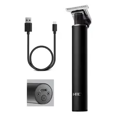 HTC - Maquina De Cortar Pelo y Barba Inalámbrica AT-115